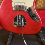 1965 Fender Jaguar – In An Amazing Candy Apple Red Finish with Matching Headstock!