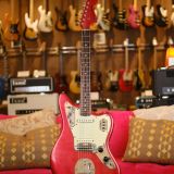 1965 Fender Jaguar – In An Amazing Candy Apple Red Finish with Matching Headstock!