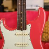 2021 Fender American Vintage II 1961 Stratocaster- Mint Condition Lefty in Fiesta Red – With Hardshell Case!