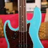 2022 Fender American Vintage II 1966 Jazz Bass – Mint Condition Lefty in Seafoam Green – With Hardshell Case!