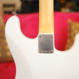 K-Line Springfield S-Style Electric Guitar – Left Handed! – Olympic White Finish #030537!