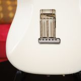 K-Line Springfield S-Style Electric Guitar – Left Handed! – Olympic White Finish #030537!