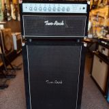 Two Rock Classic Reverb Signature 100/50 Watt Head & 2×12 Cab – Black Suede – Brand New!