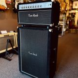 Two Rock Classic Reverb Signature 100/50 Watt Head & 2×12 Cab – Black Suede – Brand New!