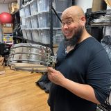 Ludwig All Around 1920’s Nickel over Brass Snare 5″x14″ – Owned by Abe Laboriel Jr!