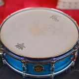 Craviotto DW Wood Snare in Blue 3.5″x14″ – Owned by Abe Laboriel Jr!