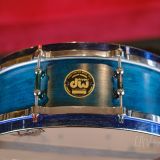 Craviotto DW Wood Snare in Blue 3.5″x14″ – Owned by Abe Laboriel Jr!