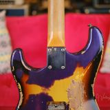 1961 Fender Stratocaster – Refinished in Purple Over Sun Burst