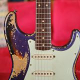 1961 Fender Stratocaster – Refinished in Purple Over Sun Burst