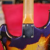 1961 Fender Stratocaster – Refinished in Purple Over Sun Burst