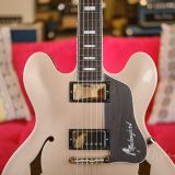 Josh Williams ‘Mockingbird’ JWG245 Semi-Hollowbody Electric Guitar- Champagne Metallic Finish & Bloombucker Pickups!