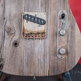 Crucible L.A. Guitars Hollywood Bowl-Caster – Built from bench #24 of the Hollywood Bowl!