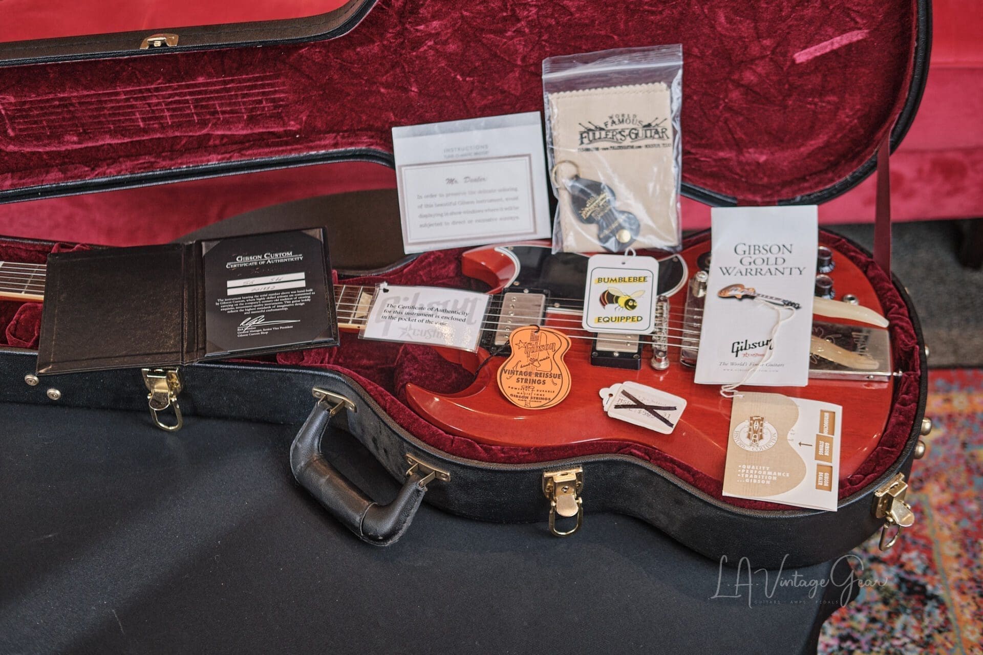 Gibson Custom Shop 1961 Reissue SG Standard - With Maestro Vibrola! - Image 14