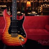 James Tyler Classic S-Style Electric Guitar in a Cherry Sunburst Finish-Brand New!