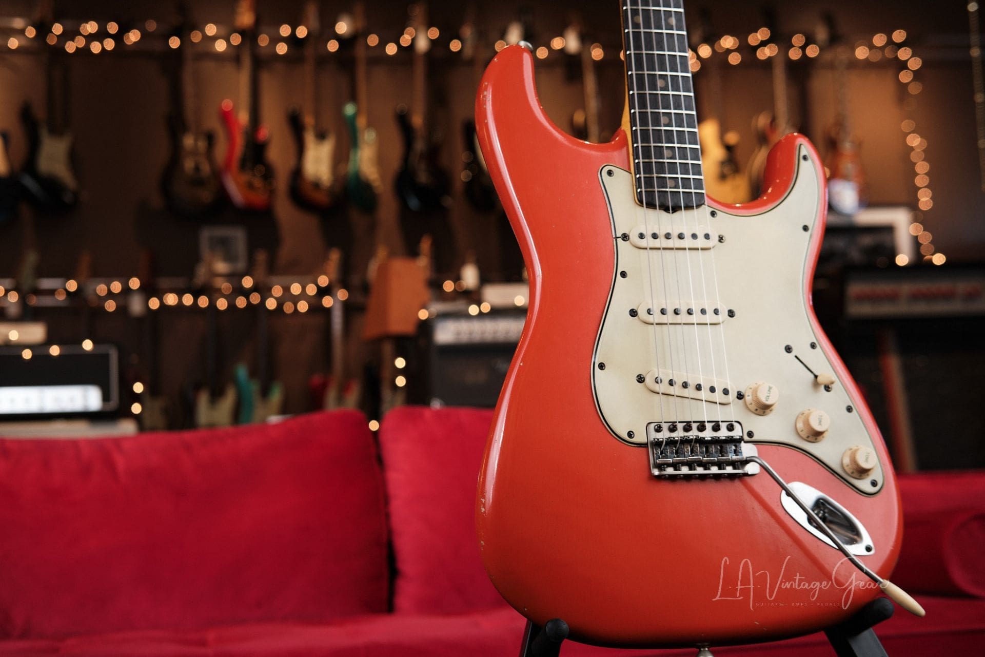 M.B. Guitars '62-S - In Fiesta Red, Just In! • LA Vintage Gear