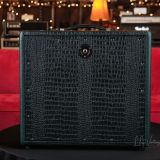 Kerry Wright 2×8 Closed Back Cabinet – In A Beautiful Green Crocodile Tolex!