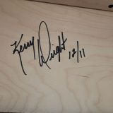 Kerry Wright 4 x 12 Marshall Guitar Speaker Cabinet- Unloaded – Signed