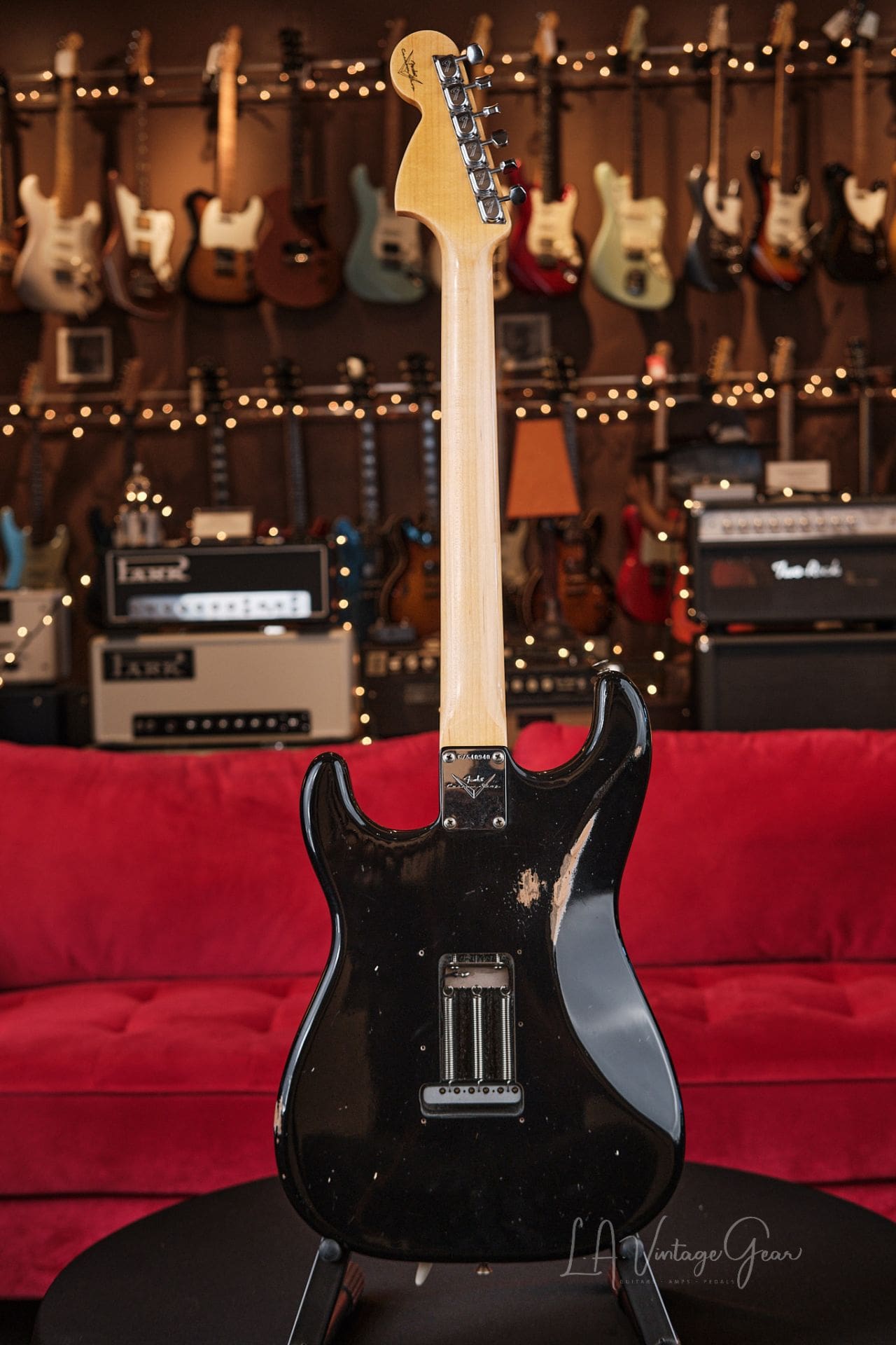 2018 Fender Custom Shop '68 Stratocaster - In Black Relic! • LA Vintage Gear