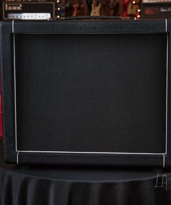 Kerry Wright Tribute Series Guitar Cabinets - 1 x 12" Unloaded Cabinet - Black Grill and White Piping!