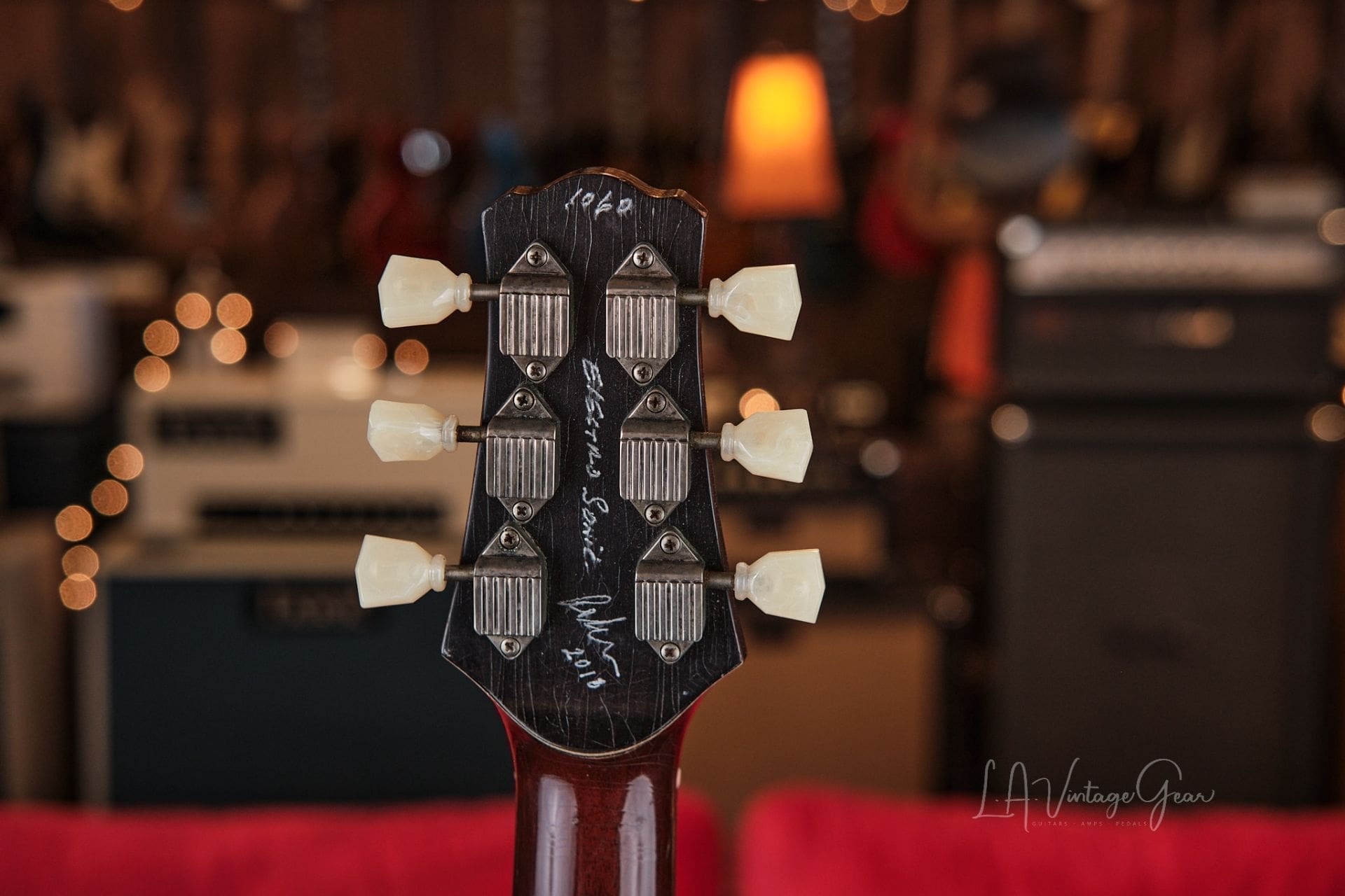 Asher Electro Sonic Gold Top Guitar With Brazilian Rosewood Board Available for Order! - Image 10