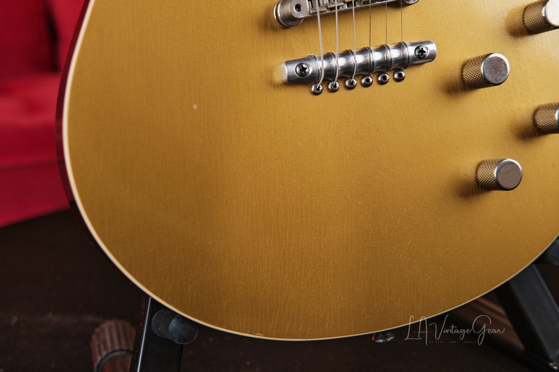 Asher Electro Sonic Gold Top Guitar With Brazilian Rosewood Board Available for Order! - Image 5