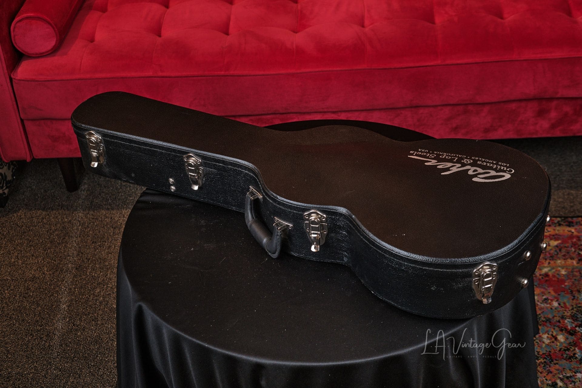 Asher Electro Sonic Gold Top Guitar With Brazilian Rosewood Board Available for Order! - Image 13