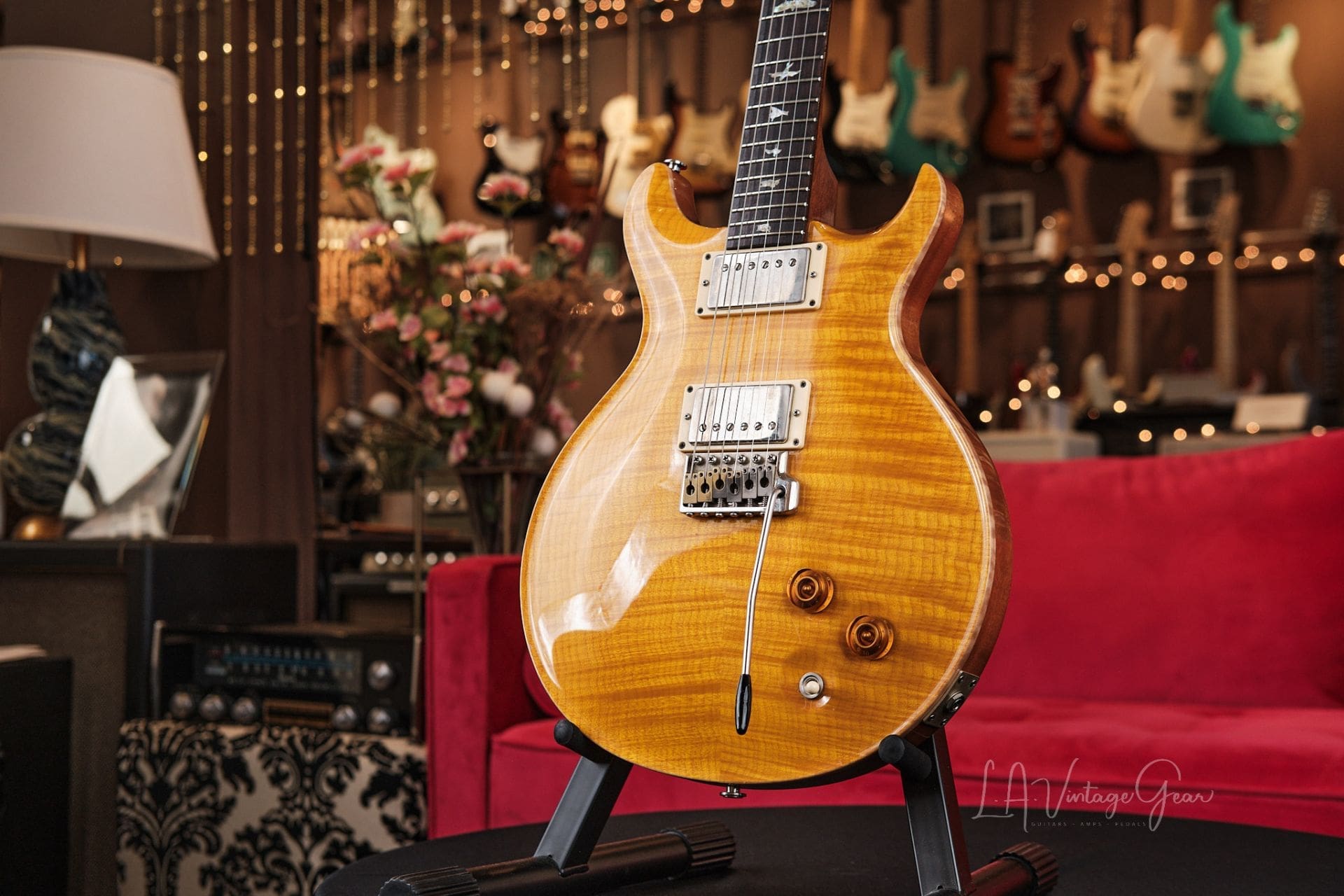 PRS Santana III - 10 Top in Amber Finish!