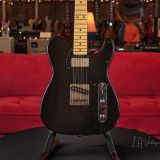 Shabat Lion T-Style Relic’d Electric Guitar in Black with a Black Guard (#384) – Alder & Lollar Imperial and J Street Pickups!