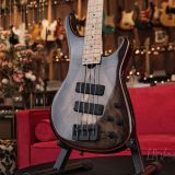 Roscoe LG3000 4 String Bass – With Beautiful Buckeye Burl Top and Bartolini Preamp!