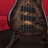 Roscoe LG3000 4 String Bass – With Beautiful Buckeye Burl Top and Bartolini Preamp!