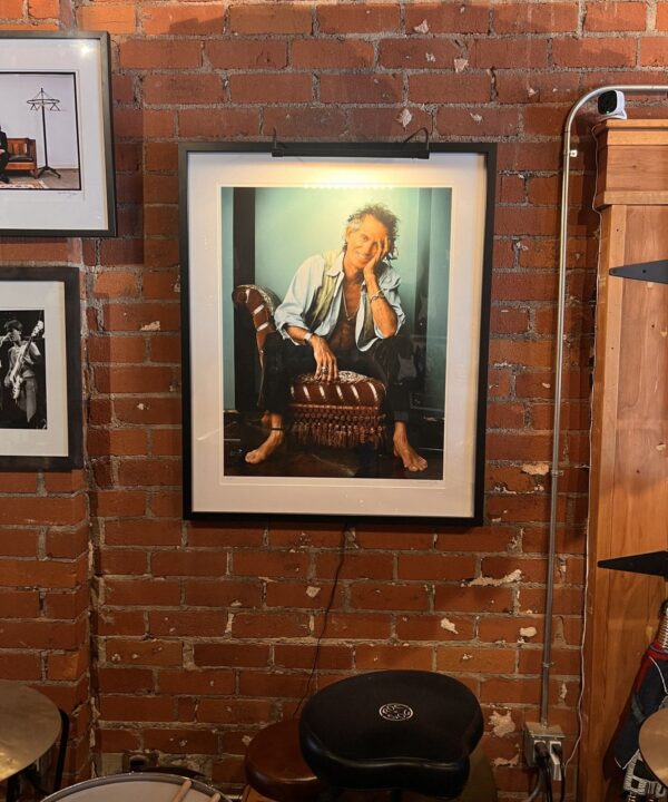 Keith Richards, Portrait, New York, 2000 by Deborah Feingold - 30x40 In Archival Frame #6 of 20
