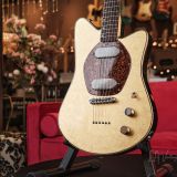 Versoul Raya 6 Custom Electric Solid Body Guitar #0472 – In Gold Leaf 23 carat finished Top and Headstock! Namm Demo!