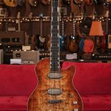 Versoul Henry Custom Electric Guitar #0524 – with Visa Birch Burl Top, Namm Demo!