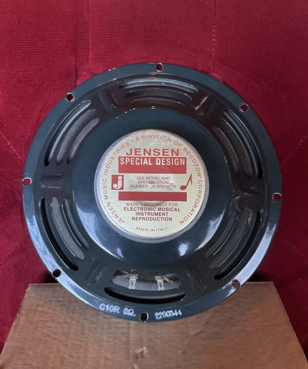 Jensen C10R Vintage Ceramic 10" 25-Watt 8ohm Green Guitar Speaker