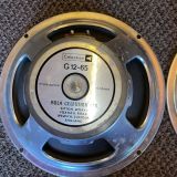 PAIR Rola Celestion G12-65 15ohms 1981