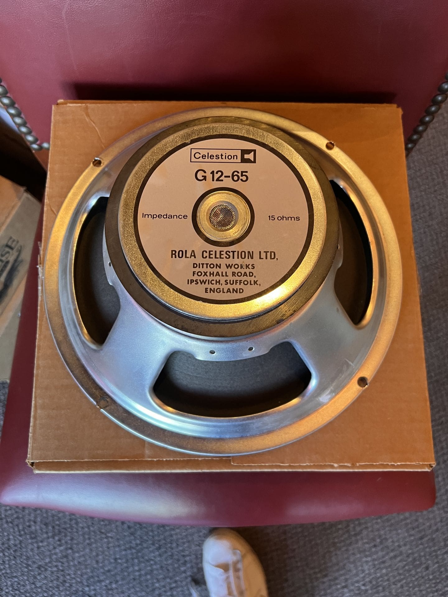 Celestion G12 65 — 16ohm 12″ — 1983 – LA Vintage Gear