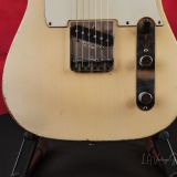 Danocaster Single Cut Whiteguard Electric Guitar – With Ron Ellis Pickups!