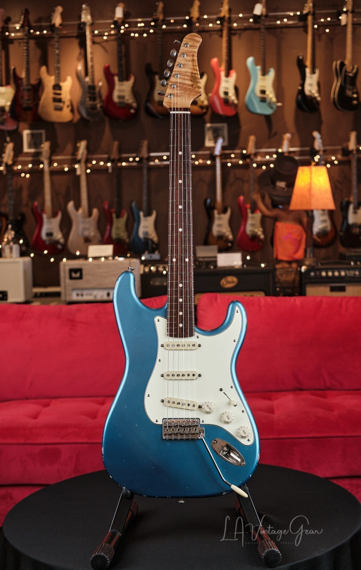Xotic XSC-1 S-Style Relic'd Electric Guitar – Lake Placid Blue