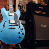 Josh Williams ‘Mockingbird’ Semi-Hollowbody Electric Guitar- Pelham Blue Relic Finish!