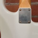 K-Line Springfield S-Style Electric Guitar – Olympic White Lefty #030537