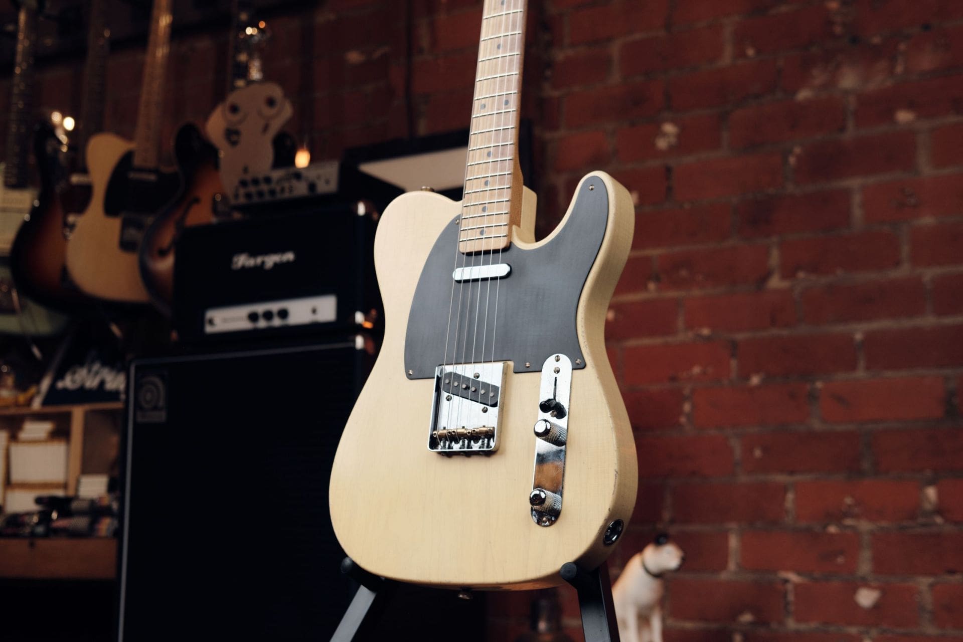 Mario Martin "Model T" Electric Guitar - Relic'd Nocaster Finish & Fralin Pickups! - Image 3