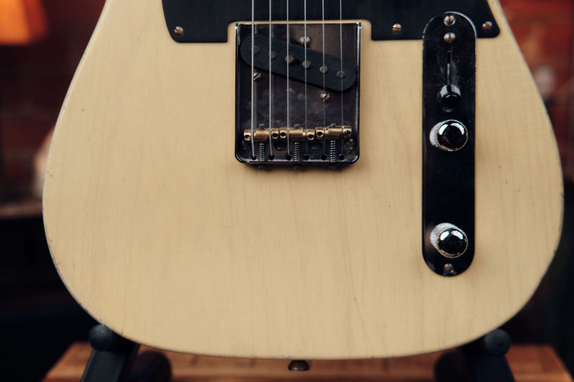 Mario Martin "Model T" Electric Guitar - Relic'd Nocaster Finish & Fralin Pickups! - Image 6