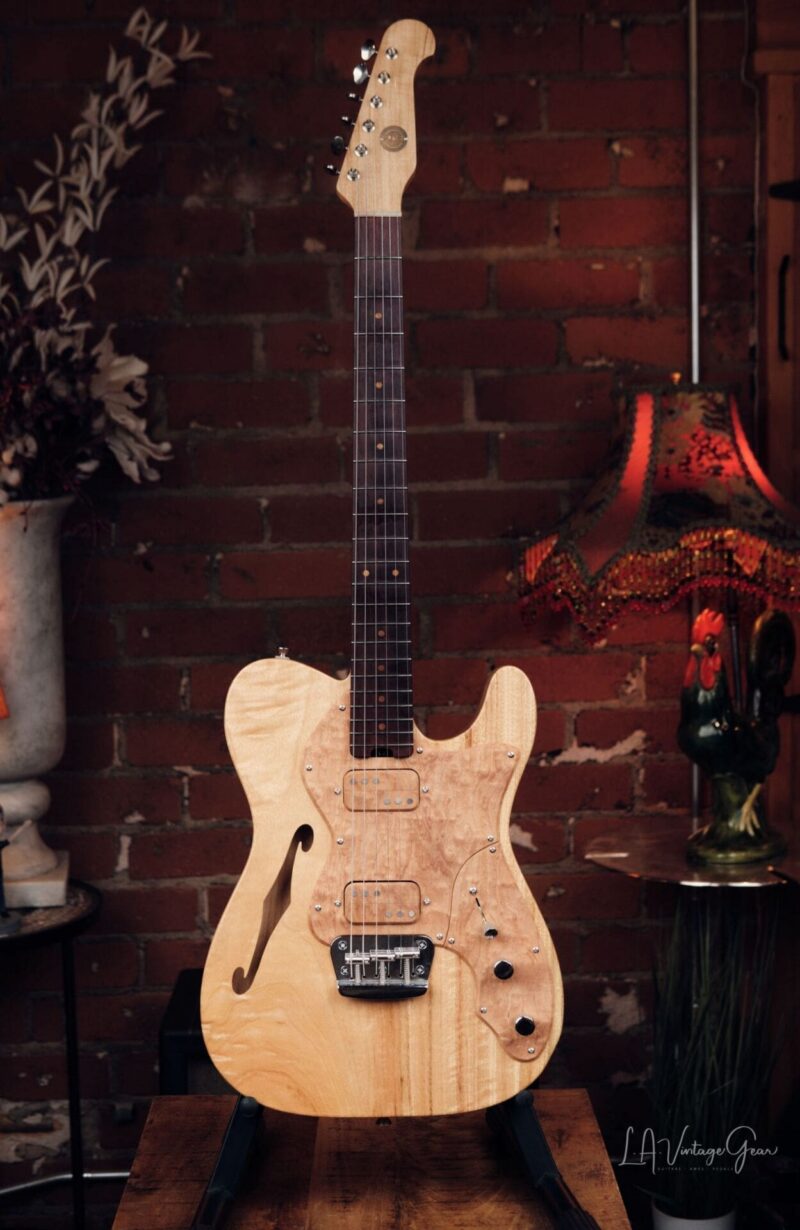 O.Craft Zoido Thinline 2HB Semi-Hollow Electric Guitar - Awesome Set Neck T Style Guitar!