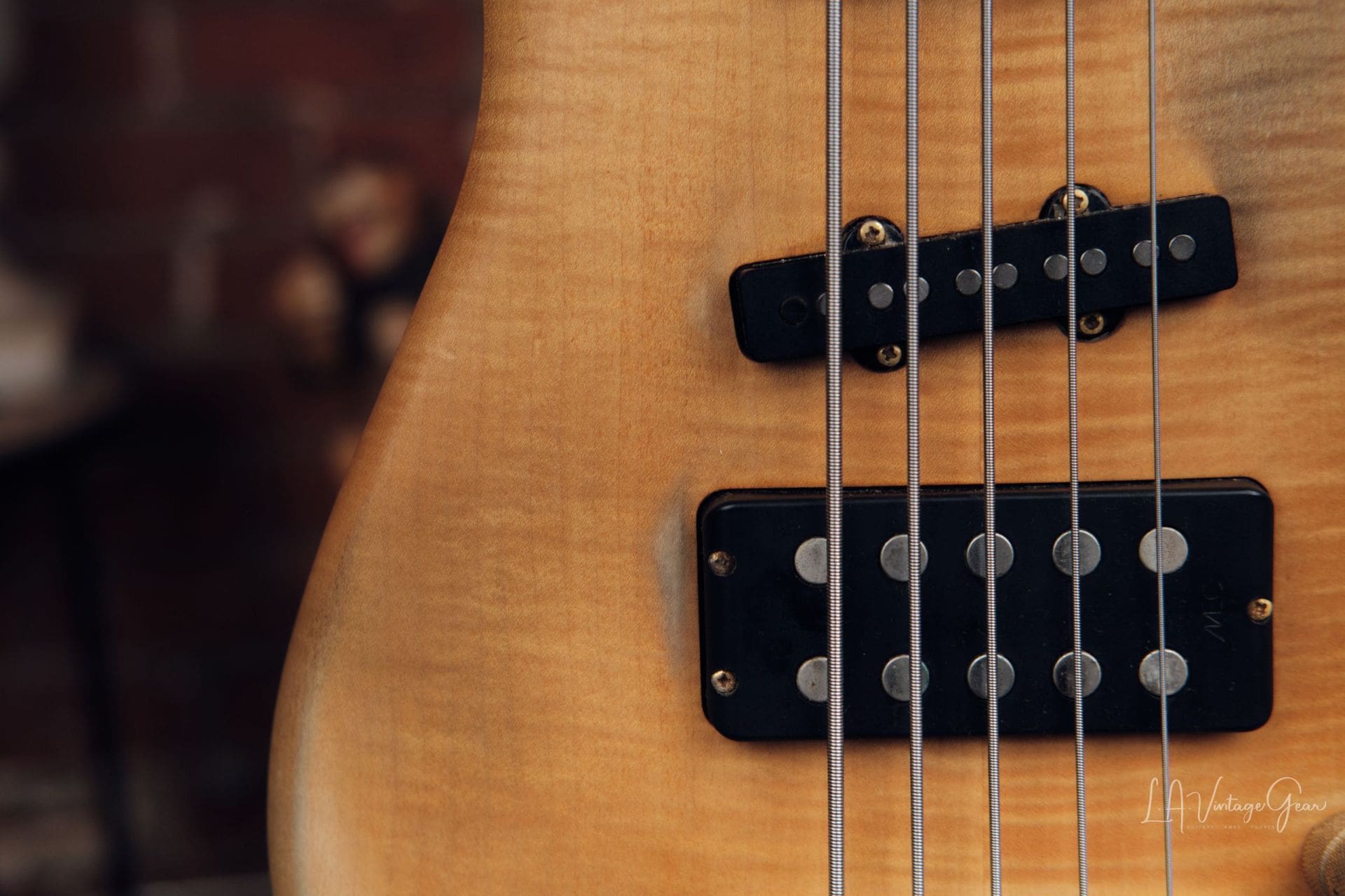 Warwick Masterbuilt Streamer Jazzman, 5-String - Natural Oil