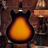 Eastman T386 Semi-Hollow Electric Guitar – Classic Sunburst with Hardshell Case!