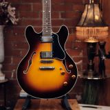 Eastman T386 Semi-Hollow Electric Guitar – Classic Sunburst with Hardshell Case!