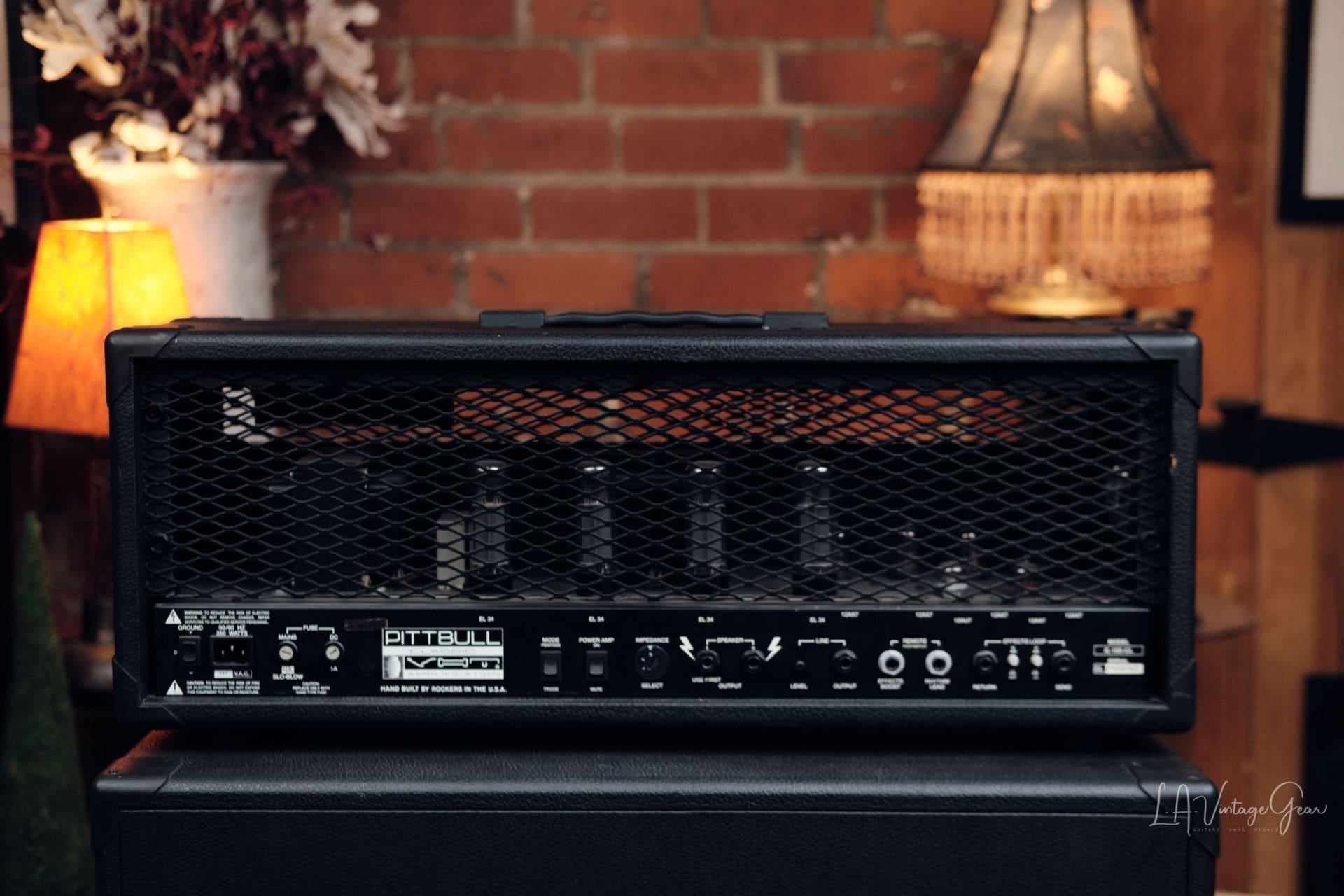 VHT Pittbull Classic 100 – 3-Channel, 100-Watt EL34 Tube Head and 4x12 Cabinet - with Footswitch! - Image 14