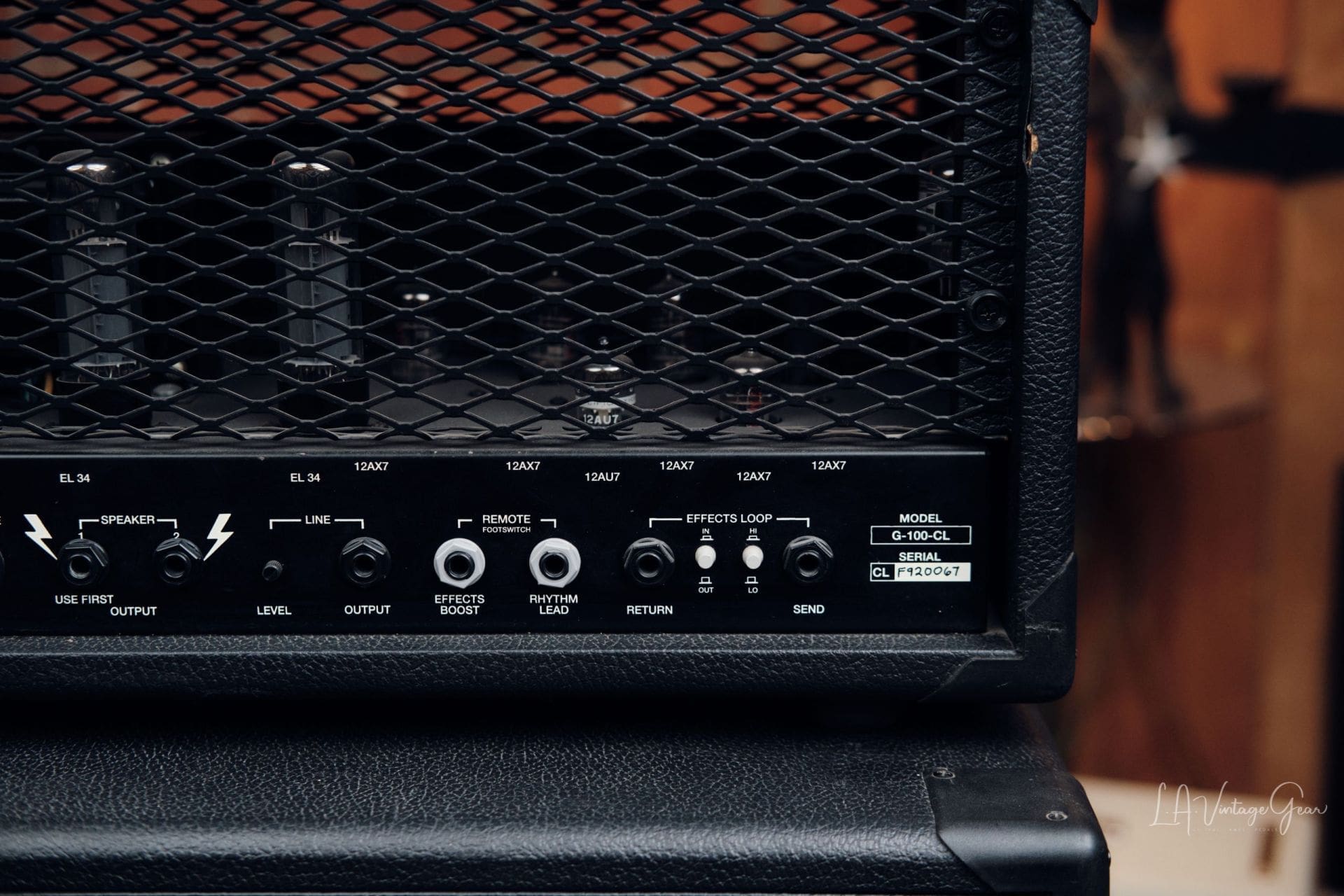 VHT Pittbull Classic 100 – 3-Channel, 100-Watt EL34 Tube Head and 4x12 Cabinet - with Footswitch! - Image 15