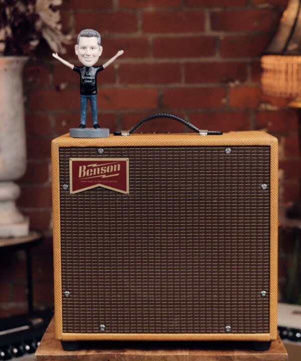 Benson Vinny Reverb 1x10 Combo 5 Watt Guitar Amplifier -  Aged Tweed Tolex & Oxblood Grill!