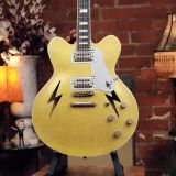 Rock N Roll Relics Lightning – In A Beautiful Gold Sparkle Finish – Roger Raskin Owned!